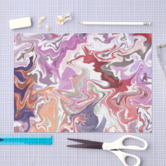 Rotes Acryl Seidenpapier