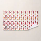 Rotes Affe-Muster Badhandtuch Set (Handtuch)