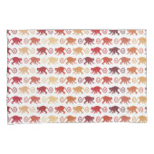 Rotes Affe-Muster Kissenbezug (Vorderseite-Rechts)