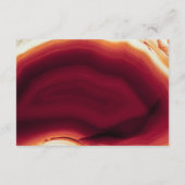 Rotes Agaate Scheiben Eode Details einfügen Karte (Rückseite)