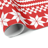 Rotes angemessenes geschenkpapier (Rolleneckpunkt)