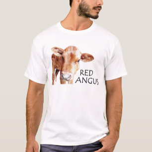 Rotes Angus T-Shirt