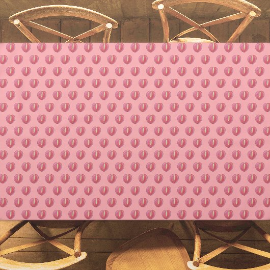 Rotes Anthurium Blume Nahtloses Muster Tischdecke