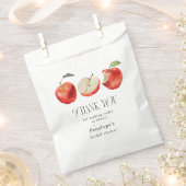 Rotes Äpfel-Brautparty Geschenktütchen (Ausgeschnitten)