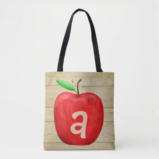 Rotes Apfel-Monogramm Tasche (Vorderseite)