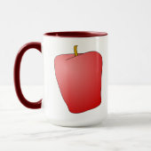 Rotes Apfelfrucht Tasse (Links)