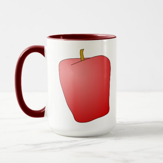 Rotes Apfelfrucht Tasse (Links)