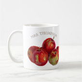 Rotes Apple ernten addieren Namen Kaffeetasse (Links)