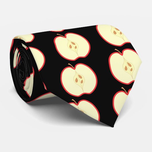 Rotes Apple halb Krawatte (Gerollt)