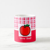 Rotes Apple Kaffeetasse (Mittel)
