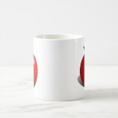 Rotes Apple Kaffeetasse (Mittel)