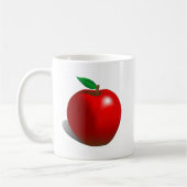 Rotes Apple Kaffeetasse (Links)