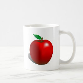 Rotes Apple Kaffeetasse