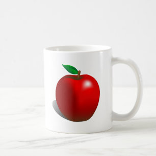 Rotes Apple Kaffeetasse