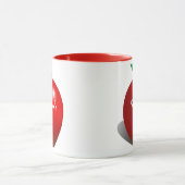 Rotes Apple Tasse (Zentrum)