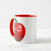 Rotes Apple Tasse (Vorderseite Links)