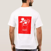 ROTES ARBEITS-SHIRT T-Shirt (Rückseite)