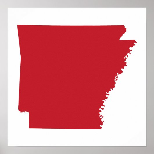 Rotes Arkansas Poster (Vorne)