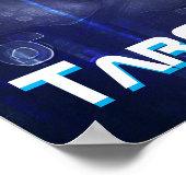 Rotes Auge: Bedrohung durch das Sci-Fi Dystopian A Poster (Ecke)