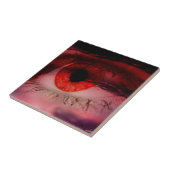 Rotes Auge Fliese (Seite)