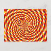 Rotes Auge - Fraktal Postkarte (Vorderseite)