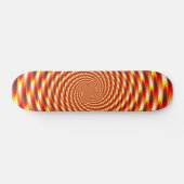 Rotes Auge - Fraktal Skateboard (Horizontal)