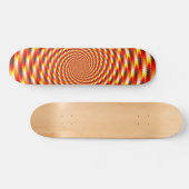Rotes Auge - Fraktal Skateboard (Horizontal)
