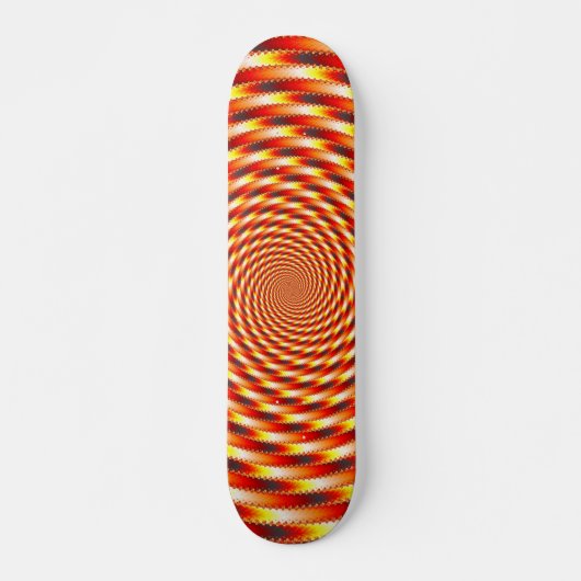 Rotes Auge - Fraktal Skateboard (Vorne)