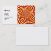 Rotes Auge - Fraktal Visitenkarte (Vorne/Hinten)