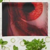 Rotes Auge Handtuch (Gefaltet)