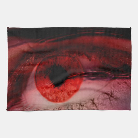 Rotes Auge Handtuch (Horizontal)