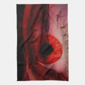 Rotes Auge Handtuch (Vertikal)