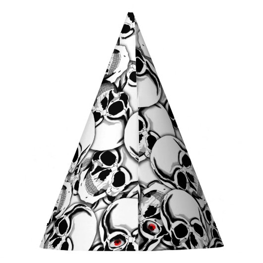 Rotes Auge-ID222 Partyhütchen (Rückseite)