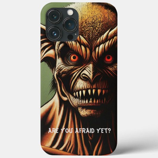 Rotes Auge Monster Comic Book Style Case-Mate iPhone Hülle (Rückseite)