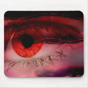 Rotes Auge Mousepad