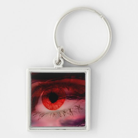 Rotes Auge Schlüsselanhänger (Vorne)