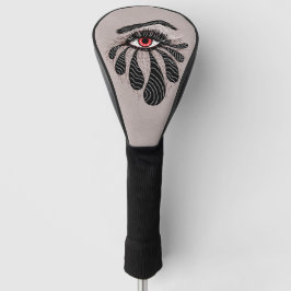 Rotes Auge Schwarze Tränen Gothic Golf Headcover