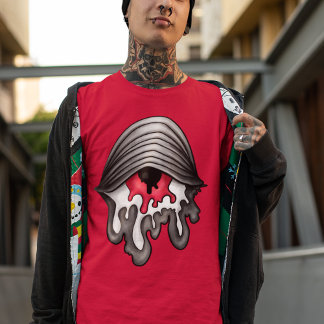 Rotes Auge: Surrealer Horror T-Shirt
