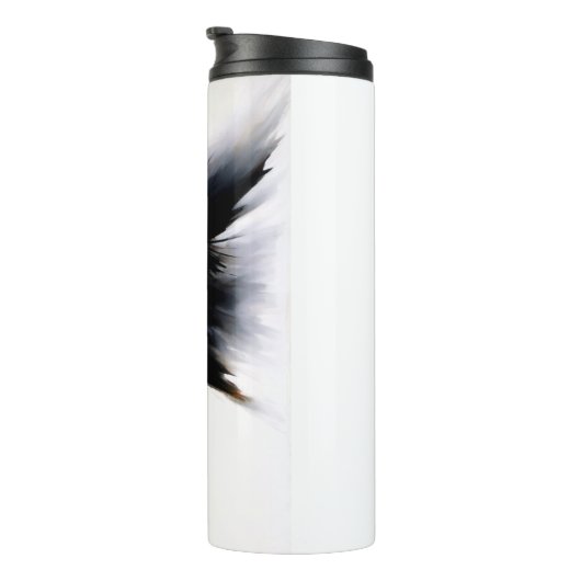 Rotes Auge Thermosbecher (Nach rechts gedreht)