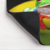 Rotes Auge Treefrog, Agalychinis callidryas, einhe Mousepad (Ecke)