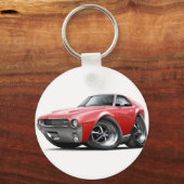 Rotes Auto der Serie 1968-69 AMX Schlüsselanhänger (Vorderseite)
