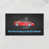 Rotes Auto Visitenkarte (Vorderseite)