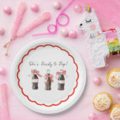 Rotes Babysoda bereit zum KNALLEN! Pappteller (Party)