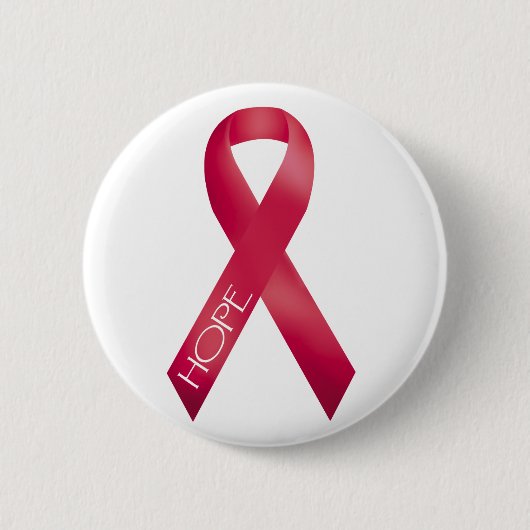 Rotes Band Button (Vorderseite)
