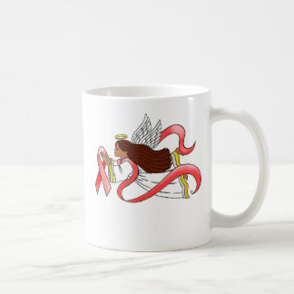 "Rotes Band-" ethnischer Bewusstseins-Engel Kaffeetasse