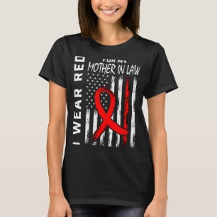Rotes Band Für Die Herzkrankheit Meiner Schwiegerm T-Shirt