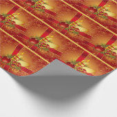 Rotes Band Geschenkpapier (Ecke)