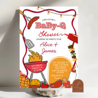 Rotes Band Hinterhof BabyQ Baby Shower