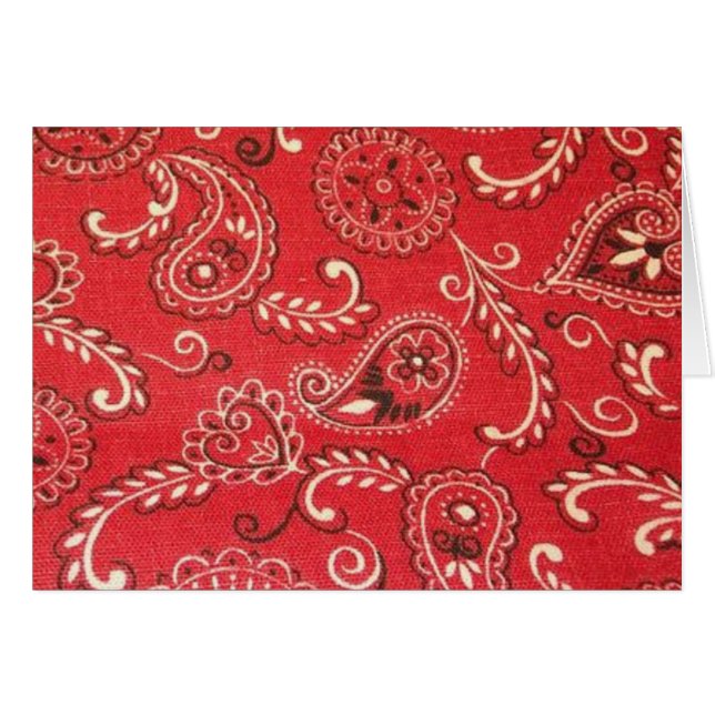 Rotes Bandana (Vorderseite (Horizontal))