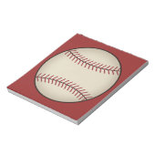 Rotes Baseball Notizbuch Notizblock (Rotiert)